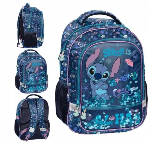 PASO Stitch Coastal Cool mokyklinė kuprinė vaikams · 1