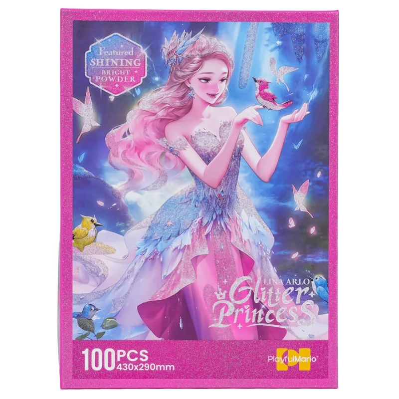 Dėlionė Princesė rožinė 100el. · 3