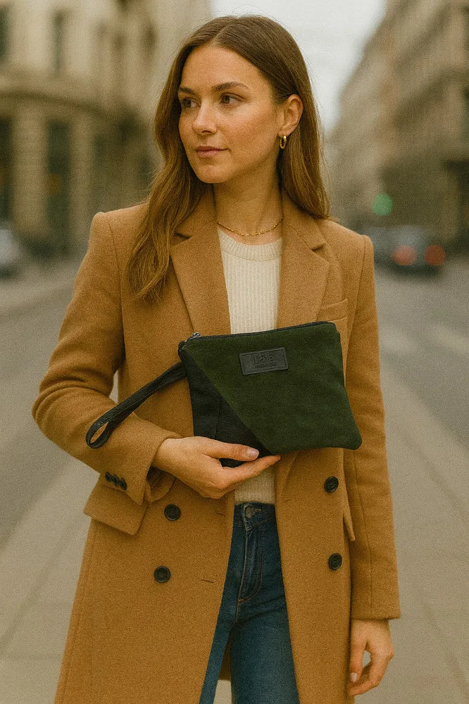 Vienetinė odinė delninė – kosmetinė marga