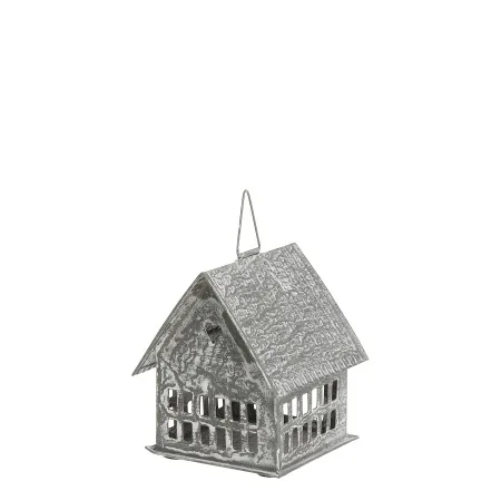 Sendinto cinko žvakidė namukas — H10/L8.5/W8.5 cm