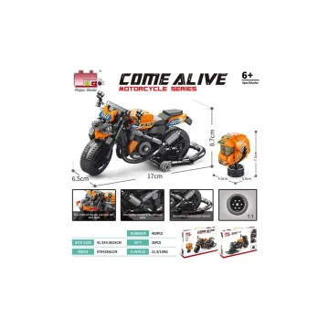 Konstruktorius Motociklas 403 el. Oranžinis