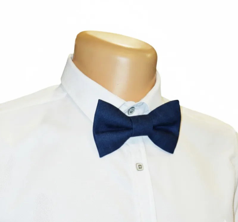 Tamsiai mėlyna džinso peteliškė „Dark Blue Denim“