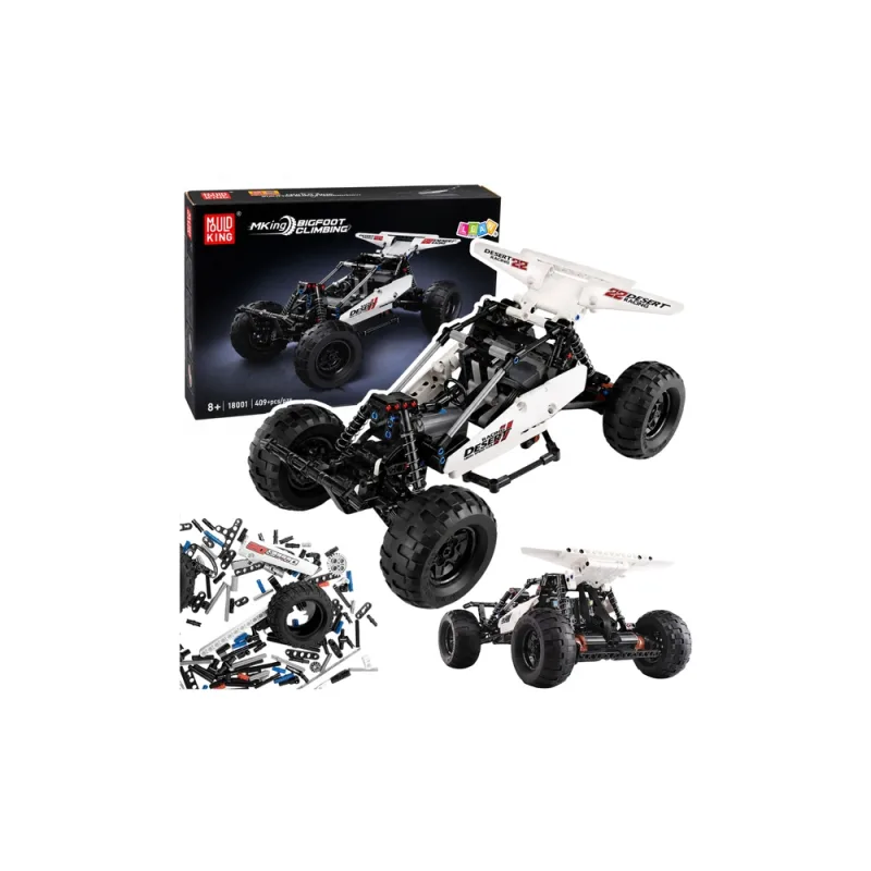 Konstruktorius Auto Terenowe su nuotolinio valdymo pultu RC 4x4 Off Road, 409 dalių · 1