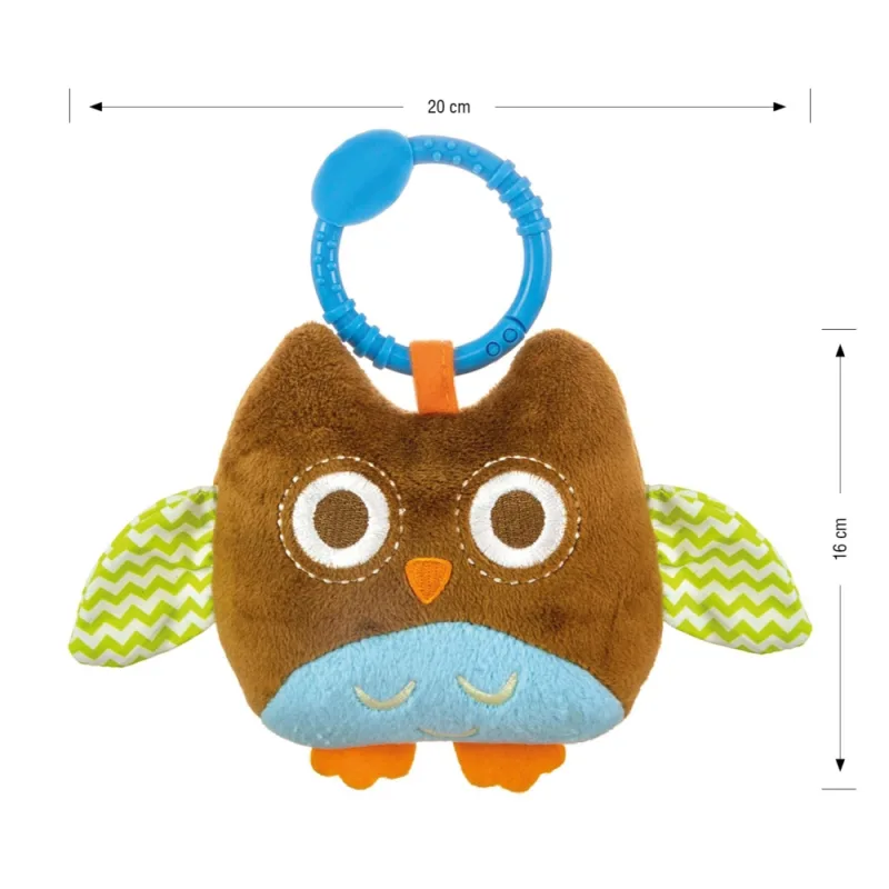 Milly Mally Pliušinis pakabinamas žaislas - Linksma pelytė - 2552 BROWN · 2