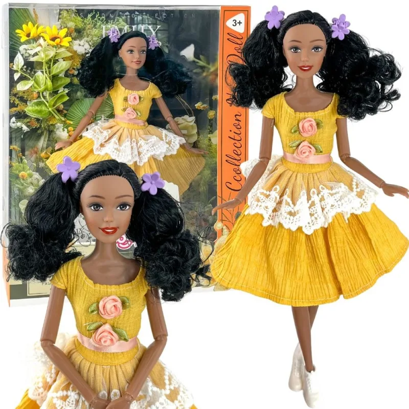 Lėlė Emi 32 cm WOOPIE ROYAL Madinga apranga ir gražūs juodi plaukai · 1