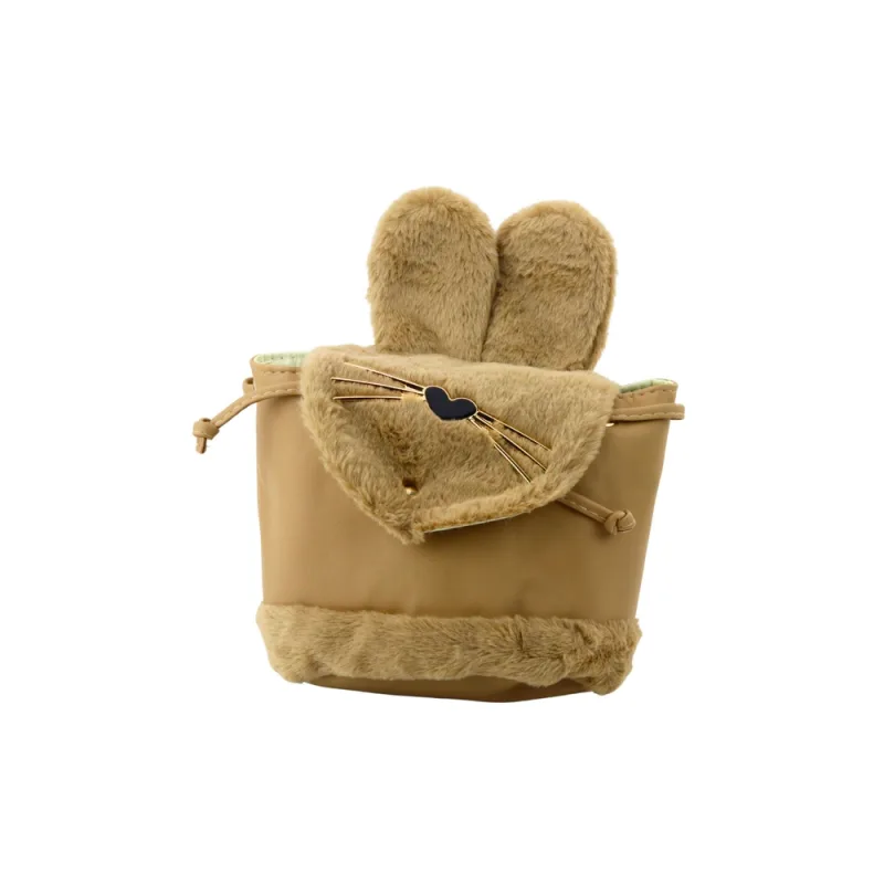 Kuprinė Pliušinės zuikio ausys 22cm 4L, smėlio sp. · 1