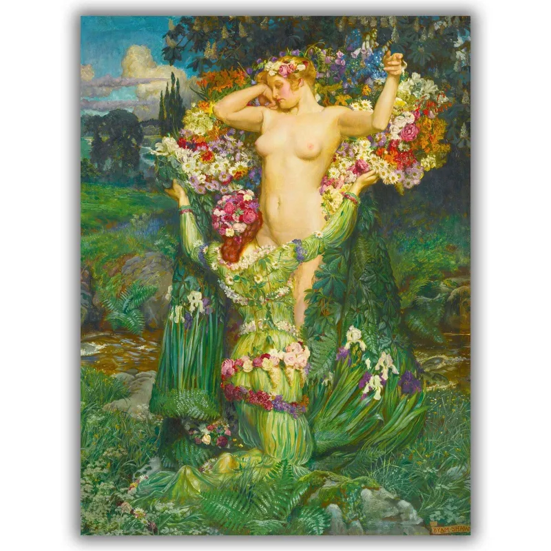 Reprodukcija „Bundantis pavasaris“, Byam Shaw