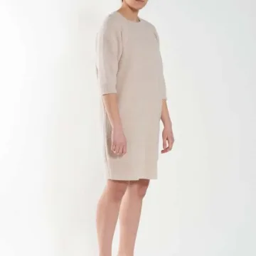 Oversize mini suknelė, laisvo kirpimo megzta suknelė, megzta vilnonė suknelė, ilgas megztas megztinis moterims