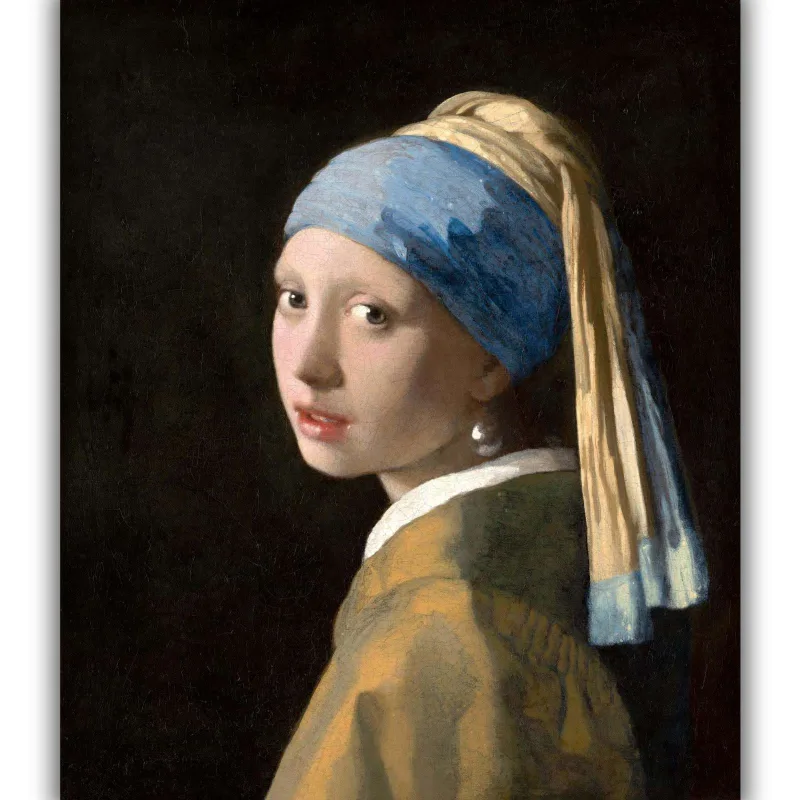 Reprodukcija „Mergina su perlo auskaru“, Johannes Vermeer