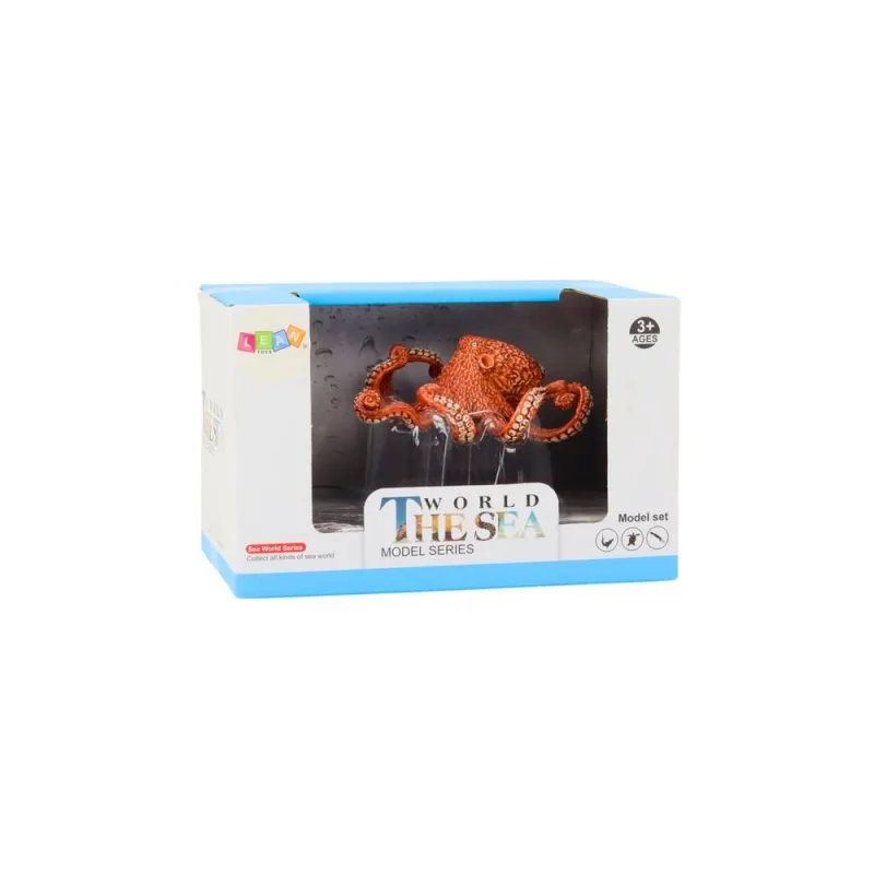 Aštuonkojo figūrėlė 10 cm aukščio, oranžinės spalvos · 3