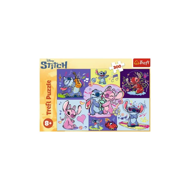 Dėlionė – 300 dalių – „Išprotėjęs Stitch“ – „Disney Lilo ir Stitch“ – „Trefl“ 23033 · 3