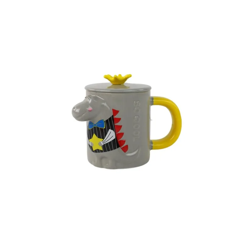 Pilkasis dinozaurų puodelis su infuzoriumi 400 ml · 3