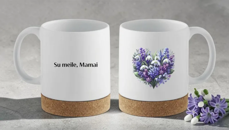 Puodelis „Su meile, Mamai“ 280ml