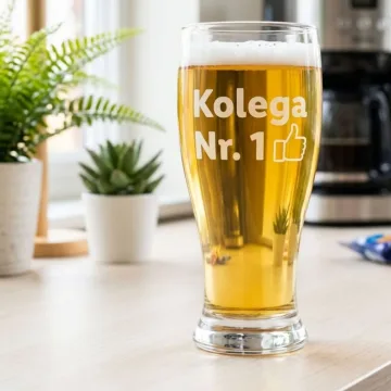 Alaus bokalas „Kolega Nr. 1“ – dovana Boso dienai