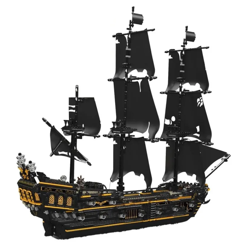 Konstruktorius Piratų laivas, juodas, 3180 detalių · 2