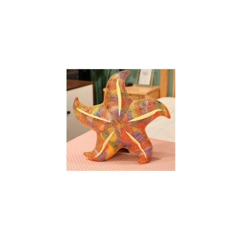Talismanas Pliušinė jūrų žvaigždė Geltona pagalvė 20 cm · 1