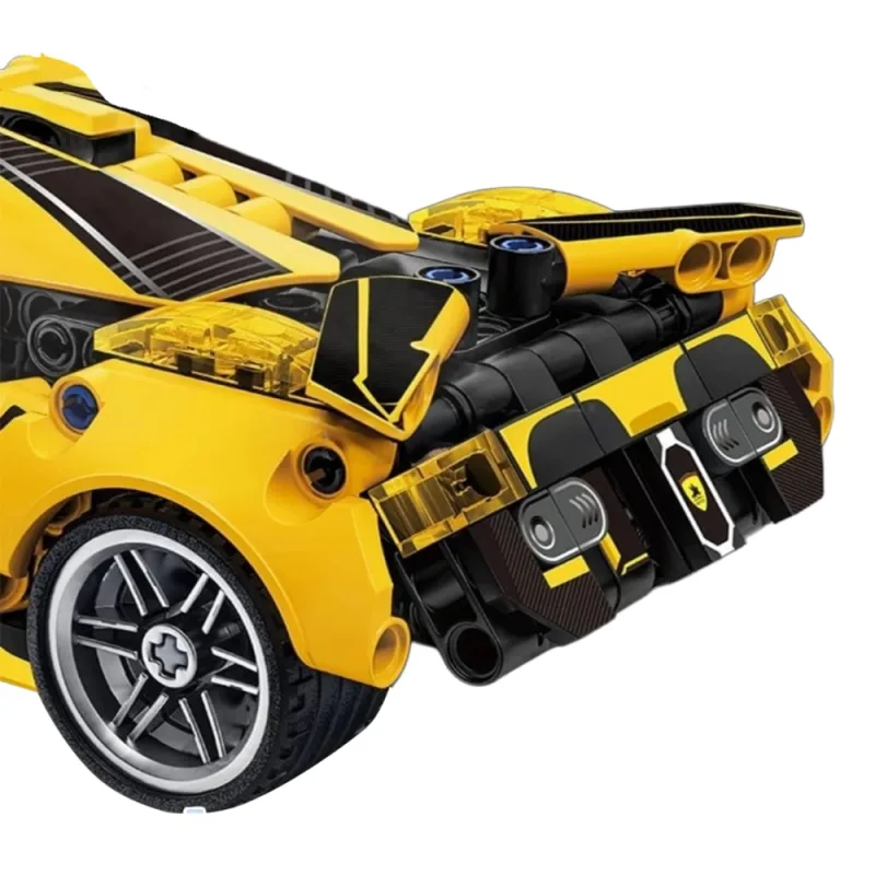 Konstruktorius Geltonas sportinis automobilis 422 el. · 3