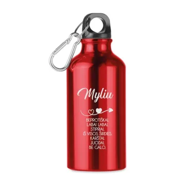 Vandens gertuvė „Myliu“ (400ml)