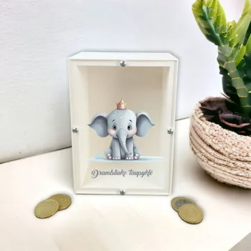 3D Taupyklė stačiakampė „Drambliuko taupyklė“