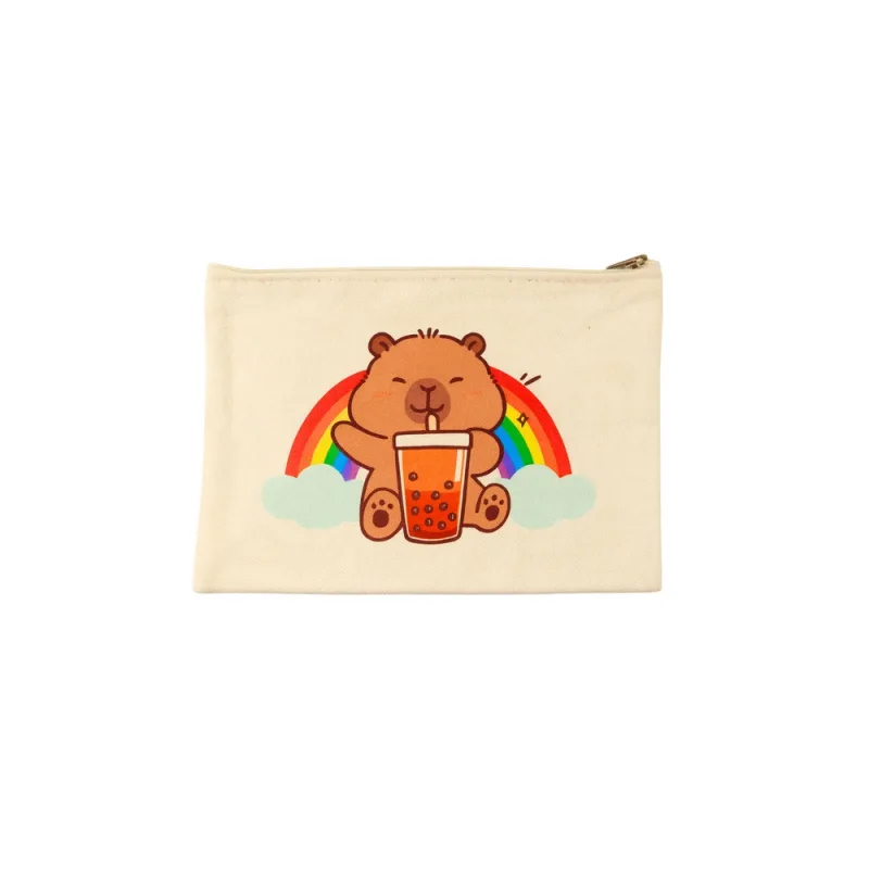 Užtrauktuku užsegama pieštukinė Capybara · 2