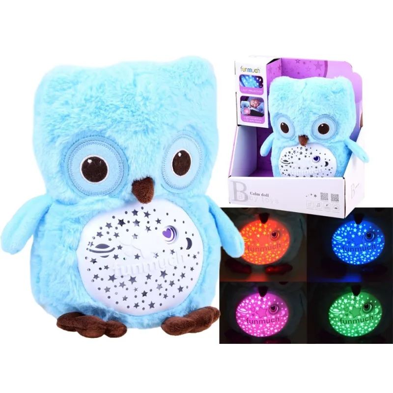 Projektorius pliušinis žaisliukas OWL lullaby ZA2863 · 1