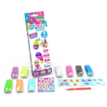Kūrybinis rinkinys Modelino rinkinys Play Dough - Shine Asorti 9 spalvos