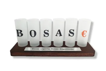 Stikliukų rinkinys Bosui „Bosas negeria, Bosas degustuoja“