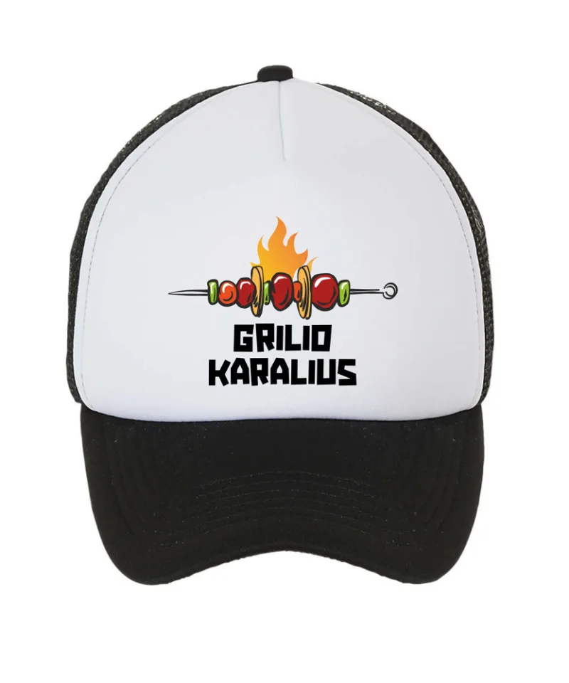 Kepurė su tinkleliu „Grilio karalius“