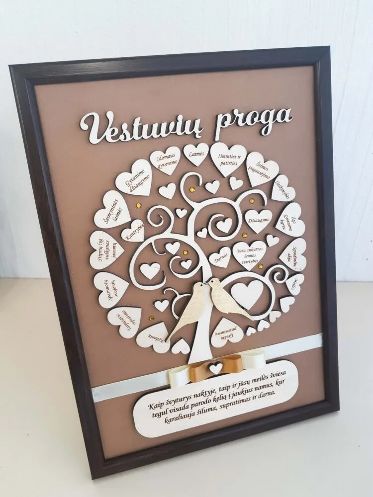 Rėmelis vestuvių proga