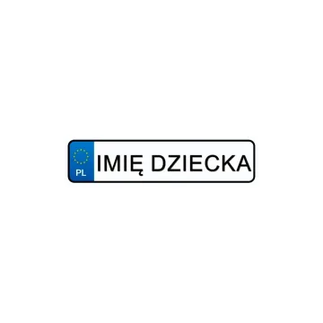 Vairuotojo pažymėjimo numeriai Vaiko vardo lipdukas