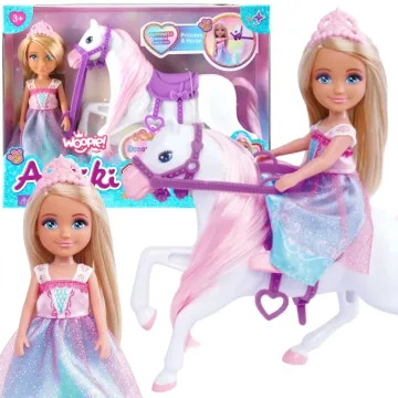 Lėlės princesės ir žirgo rinkinys WOOPIE ROYAL