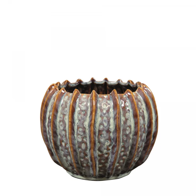 Išskirtinis keraminis vazonas „Cassie“ — d18*14cm