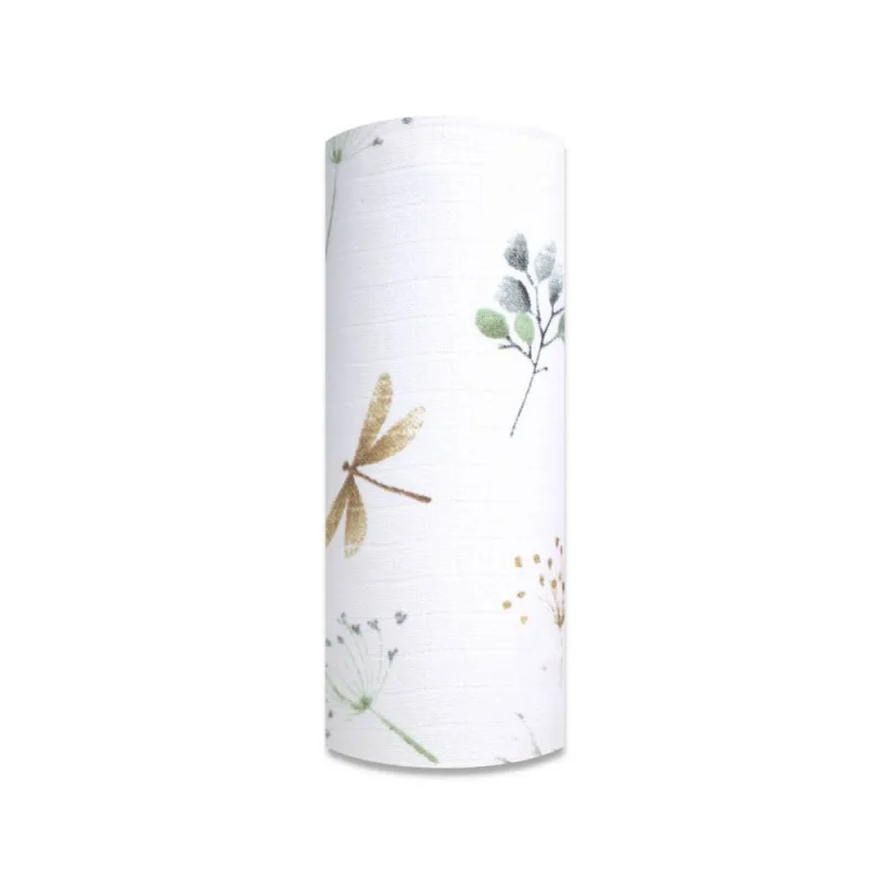 Sauskelnės - 28906 - TETRA PRINT - EGA - DRAGONFLY - BEIGE - dydis 70x80 cm · 2