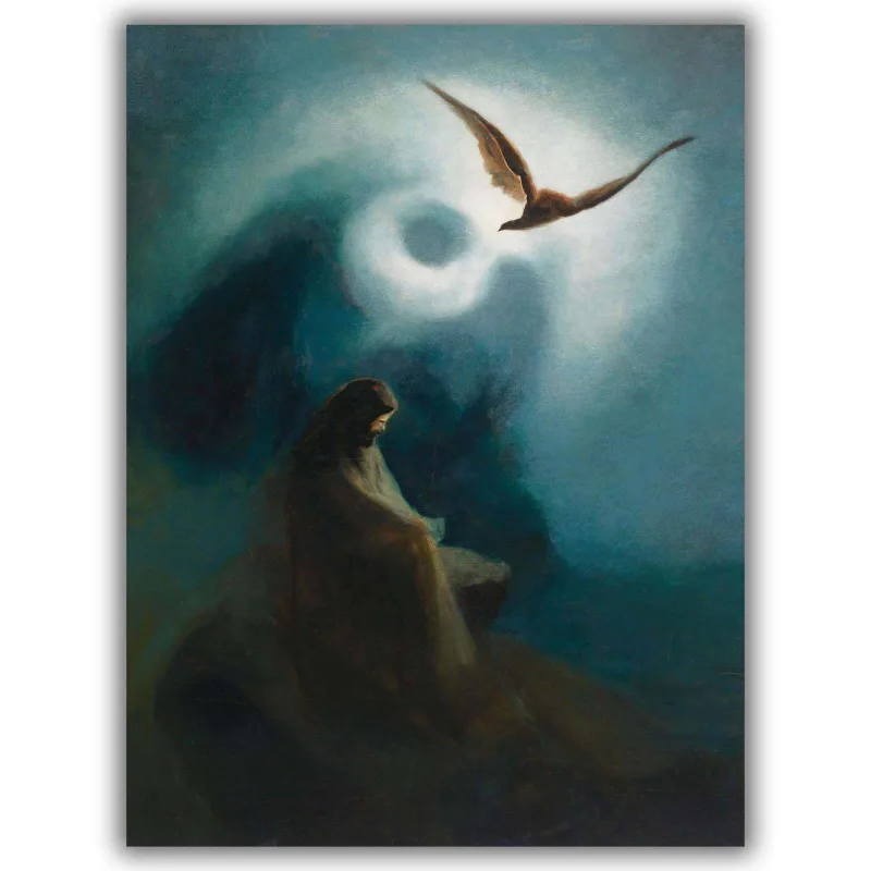 Reprodukcija „Kankinys ir nukryžiuotasis“, Karl Wilhelm Diefenbach