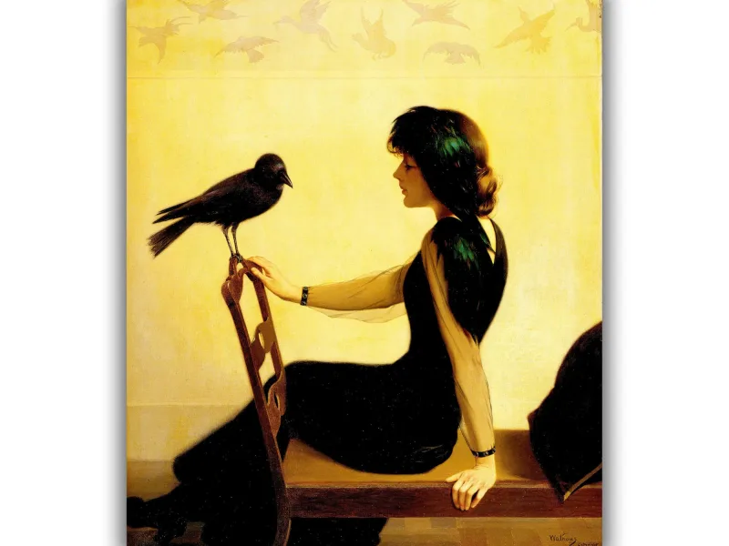 Reprodukcija „Plepėtojai“, Harry Willson Watrous, (1913)