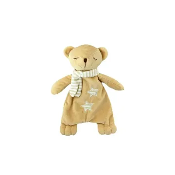 Žaislinė antklodė - 93850 - MILUŚ - meškiukas TEDDY - BRONZAS - dydis 25 cm