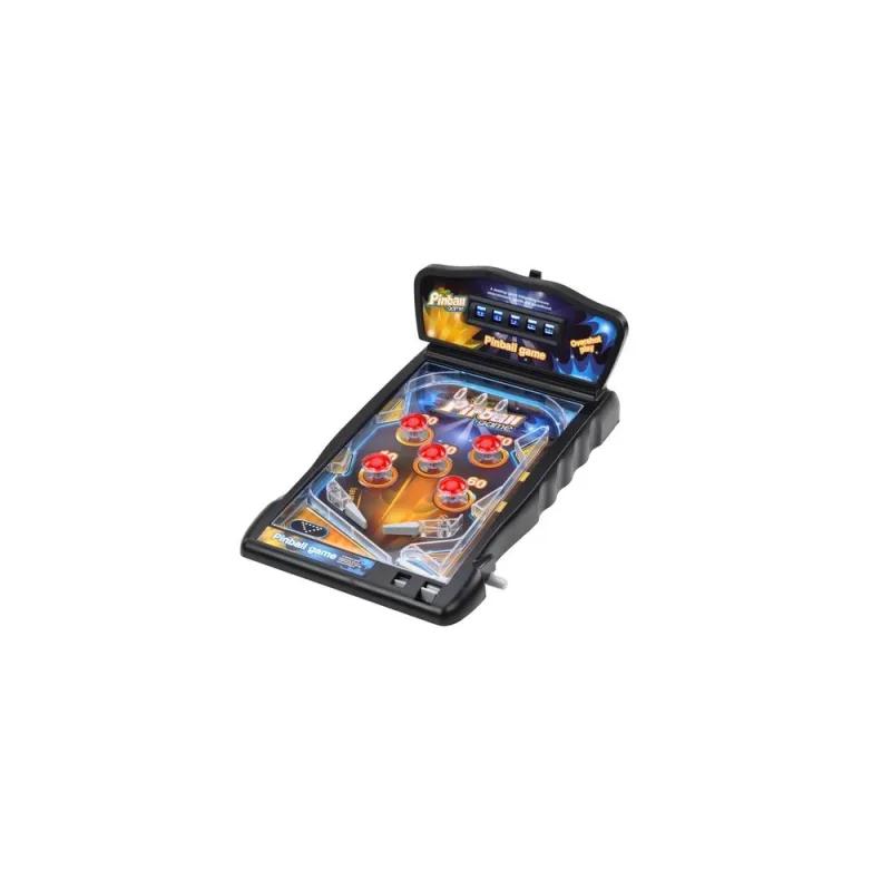 Refleksų žaidimas „Pinball“: šviesos, garsai, rezultatų lentelė · 2