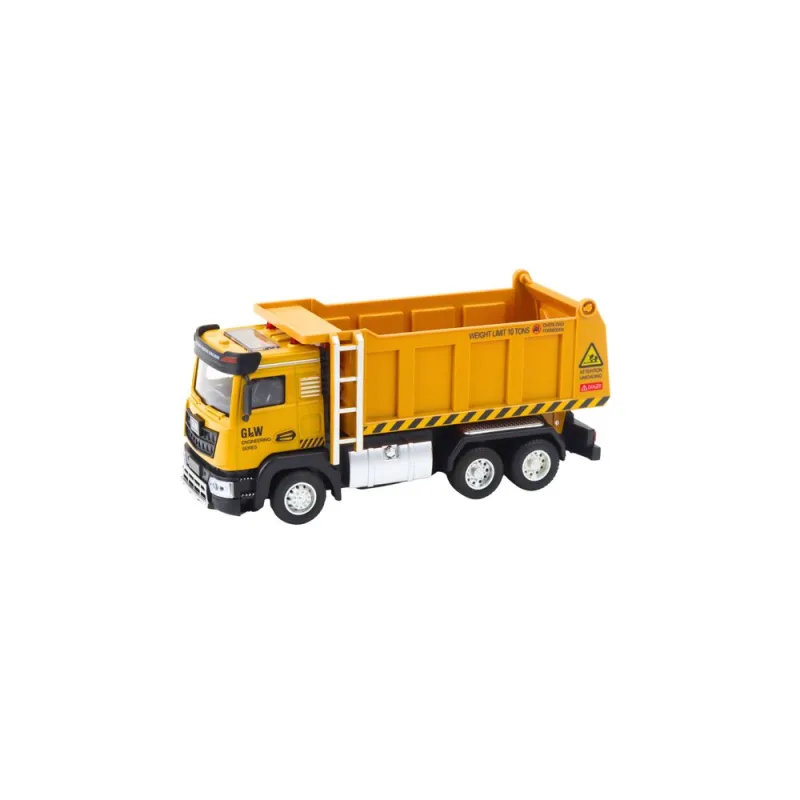 Statybinis automobilis – geltonas savivarčio sunkvežimis · 2