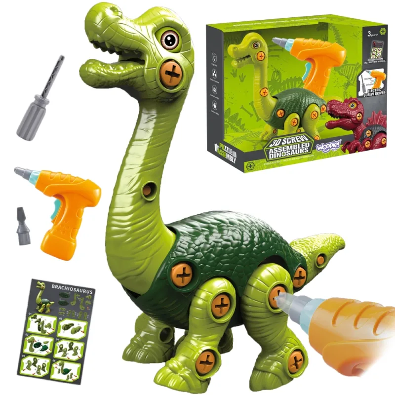 Dinozauro konstruktorius WOOPIE + grąžtas 31 el. · 1