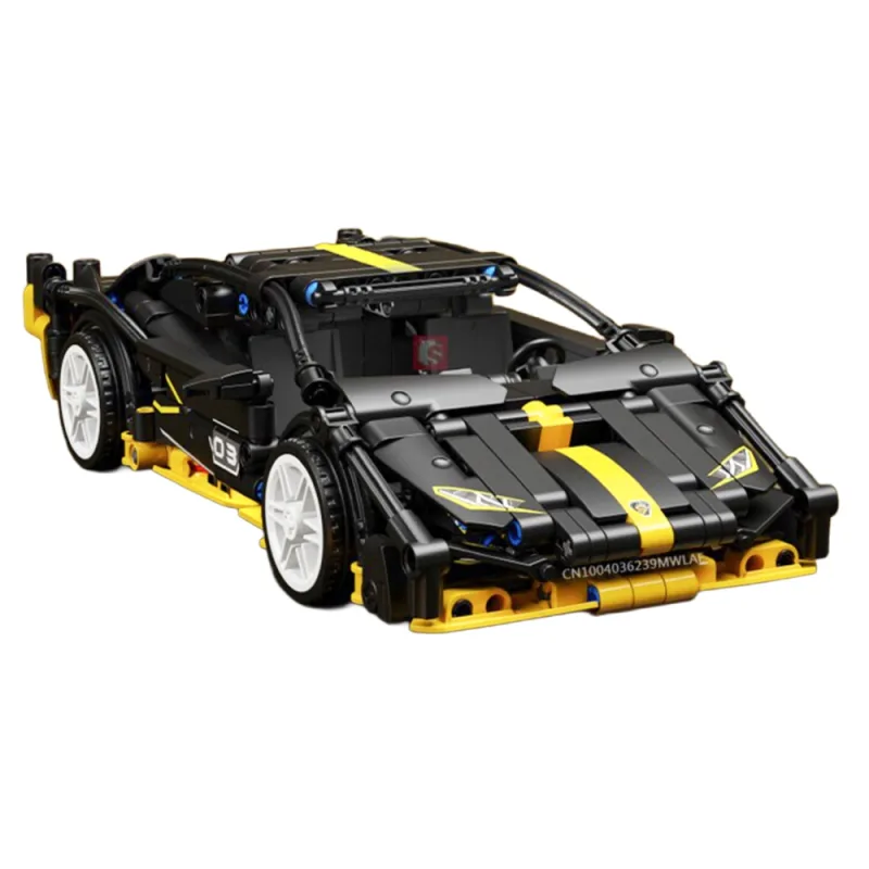 Konstruktorius Sportinis automobilis Juodas 589 el. · 1