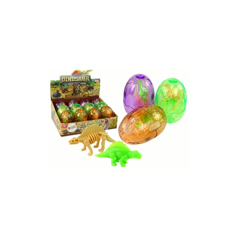 Didelis dinozaurų kiaušinis 2 dinozaurų kiaušinių figūrėlės 9 cm · 1