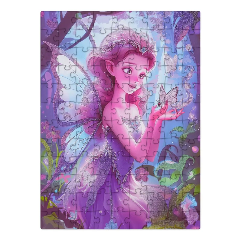 Dėlionė Violetinė fėja 100el. · 1