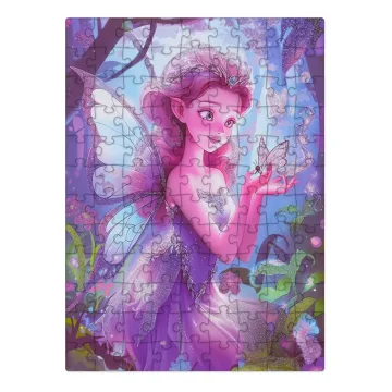 Dėlionė Violetinė fėja 100el.