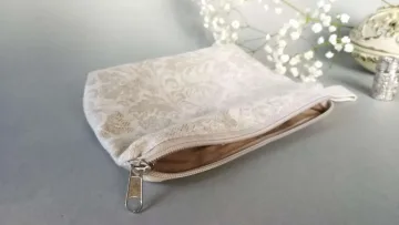 Maža lininė kosmetinė „Ornamentas“