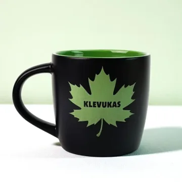 Graviruotas puodelis „Klevukas“