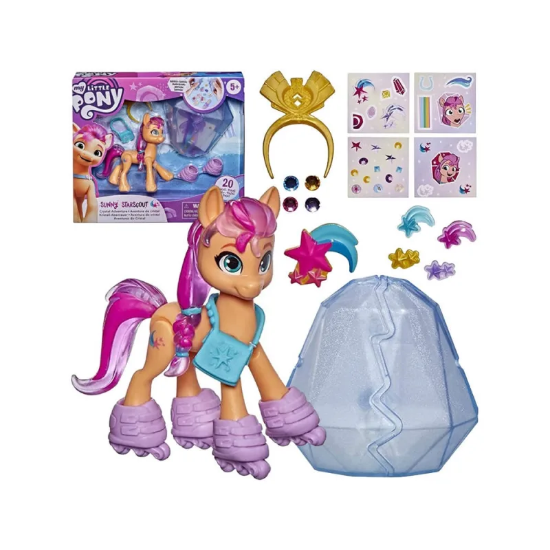 Mano mažasis ponis figūrėlė Sunny Starscout Crystal Adventure + aksesuarai ZA5476 · 1