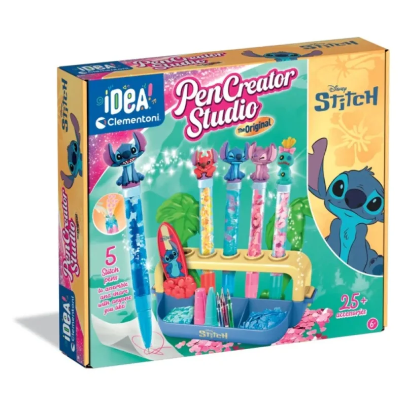Kūrybinis rašiklių gamybos rinkinys Idea Art Disney Disney Stitch Clementoni 18218 · 1