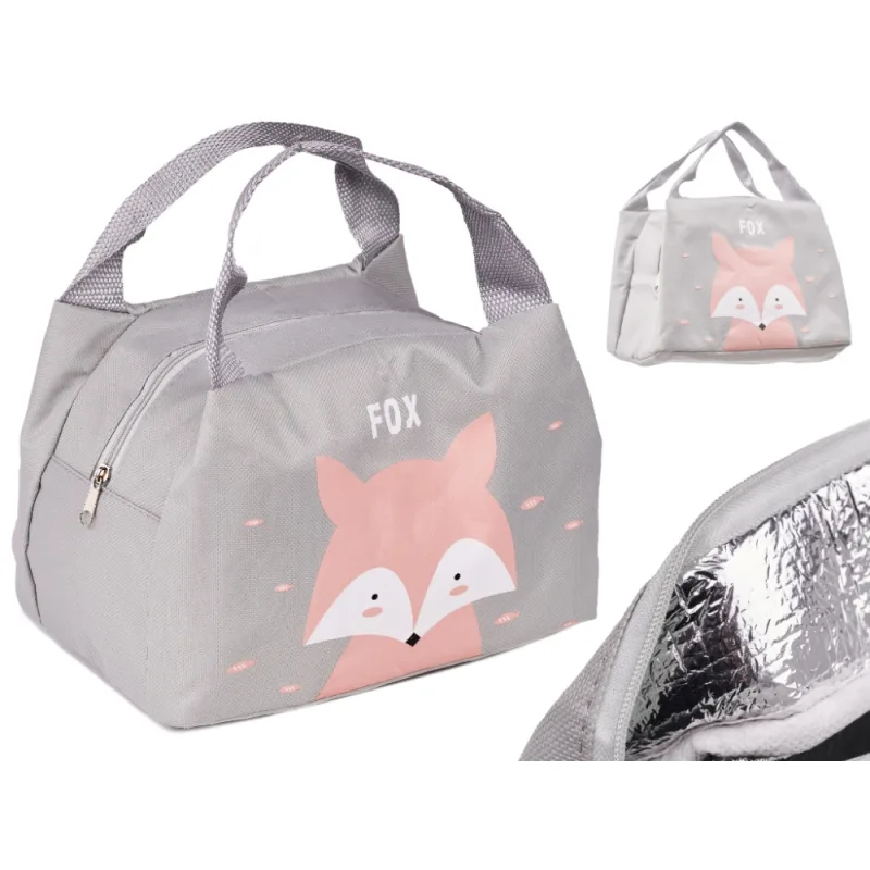 Termoizoliacinis pusryčių / pietų krepšelis Fox pink · 3