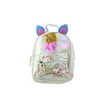 Vaikiška kuprinė su vienaragio ragu 25cm 4,5L, perlo sp.