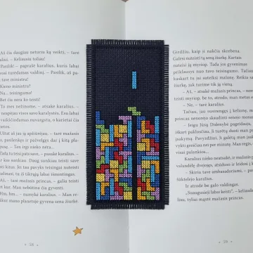 Knygos skirtukas „Tetris"
